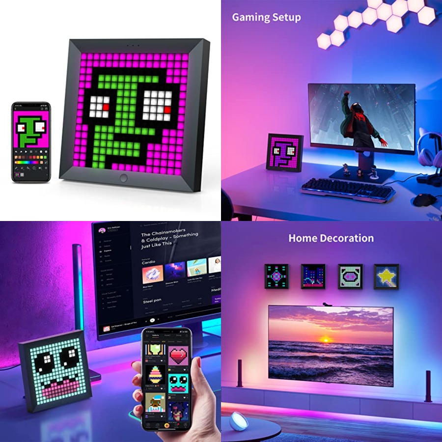 Pc Gaming Desk - لوحة عرض بكسل LED مناسبة لشرائط