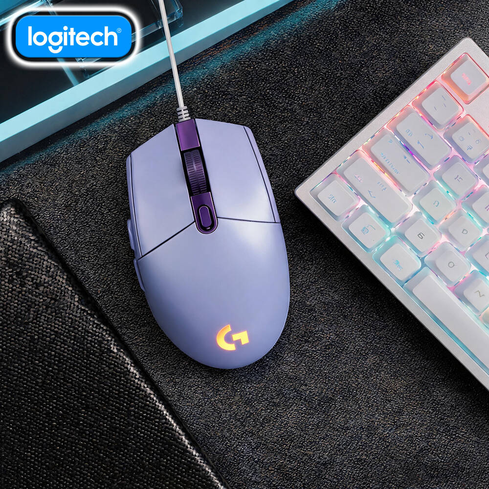 Pc Gaming Logitech - فأرة ألعاب لوجيتك G203 LIGHTSYNC بدقة