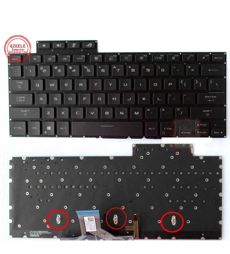 Pc Gaming Asus - New US Backlit Keyboard for ASUS