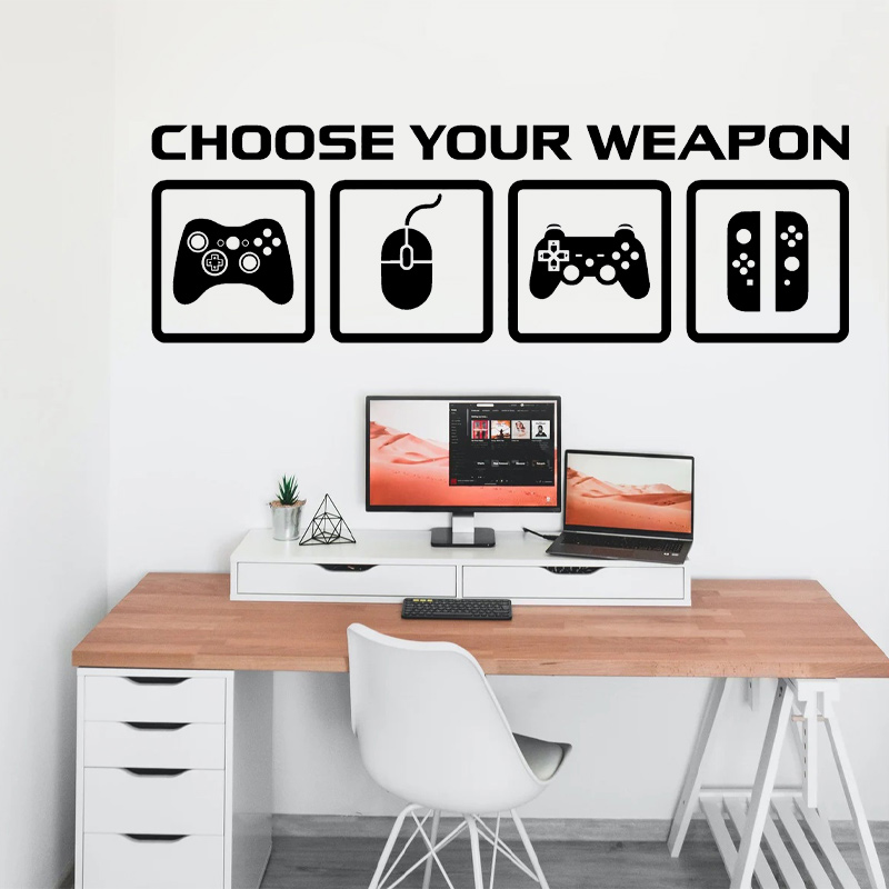 Pc Gaming Quotes - ملصقات جدارية لتزيين ألعاب الفيديو ،