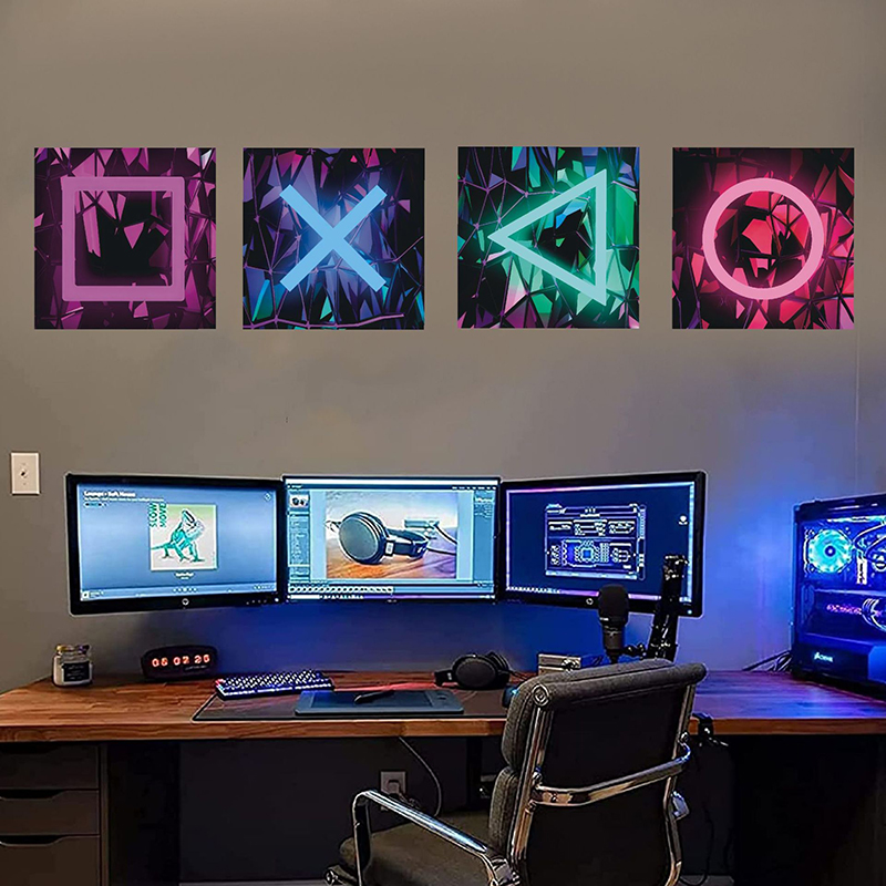 Pc Gaming Quotes - 4 قطعة غرفة ألعاب الأطفال لعبة