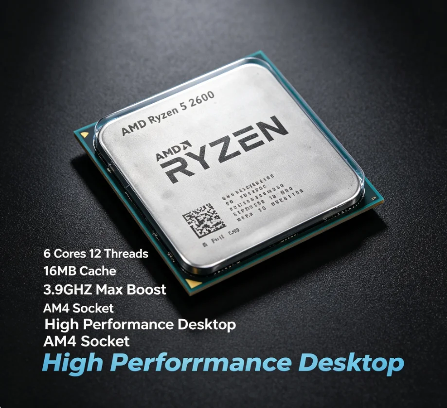 Pc Gaming Entry - معالج سطح المكتب AMD R5 2600