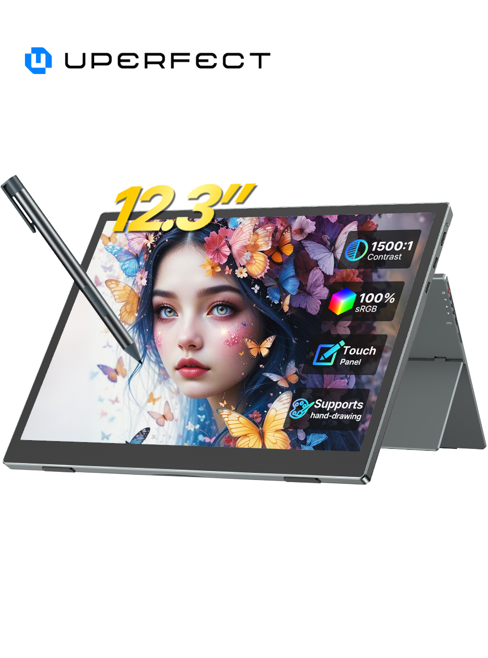 Pc Gaming Y60 - شاشة UPERFECT Touch المحمولة مقاس 12.3