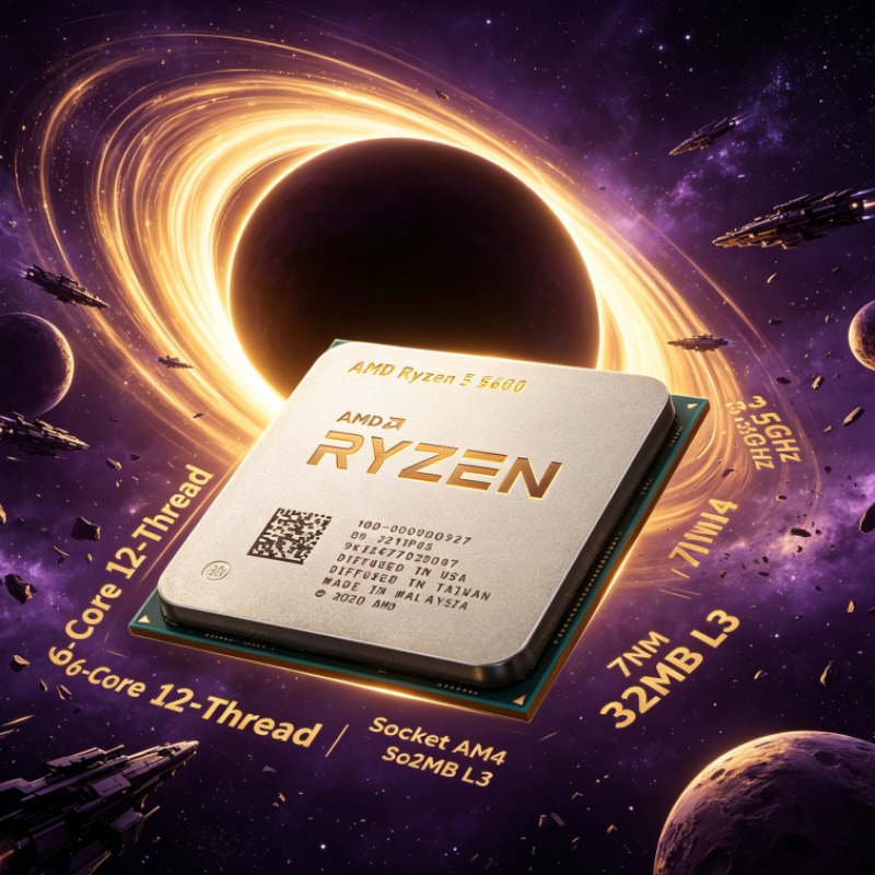 Pc Gaming Ryzen 5 - معالج Ryzen 5 5600 سداسي النواة