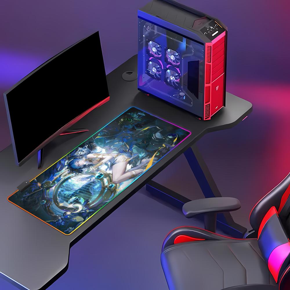 لوحة ماوس ألعاب XXL Iuno RGB - - مراجعة Rgb Mousepad وسعره
