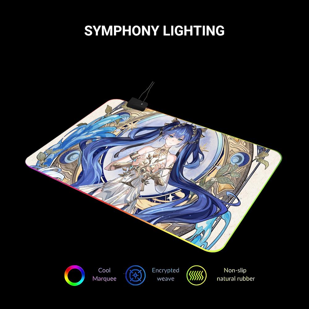 لوحة ماوس ألعاب XXL Iuno RGB - - مراجعة Rgb Mousepad وسعره