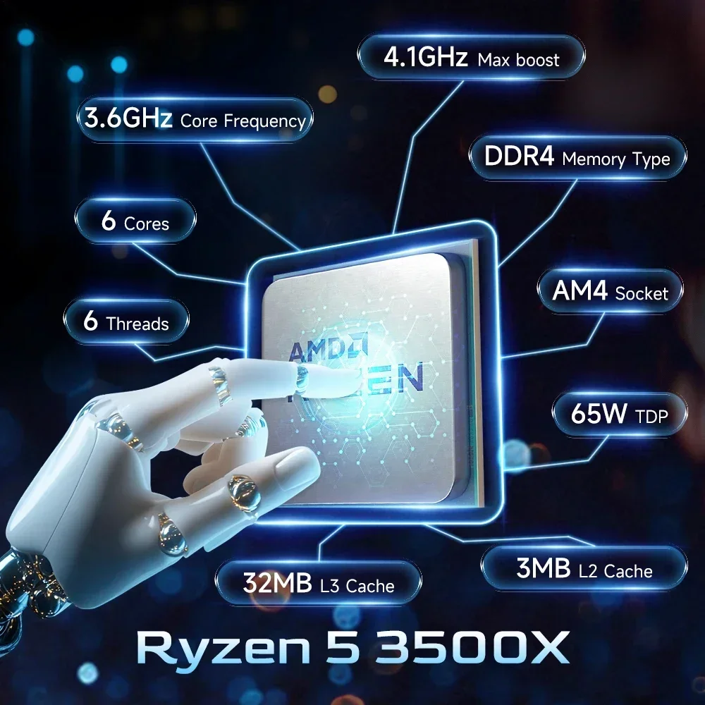 معالج AMD Ryzen 5 3500X R5 350 - مراجعة Pc Gaming Entry وسعره