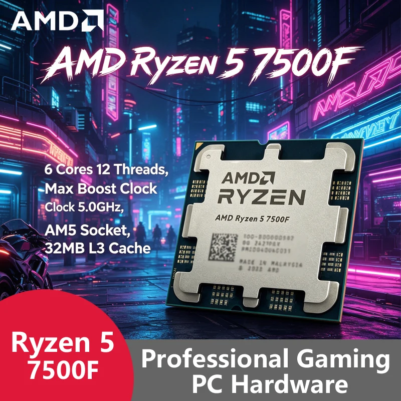 معالج ألعاب AMD Ryzen 5 7500F  - مراجعة Pc Gaming Ryzen 5 وسعره