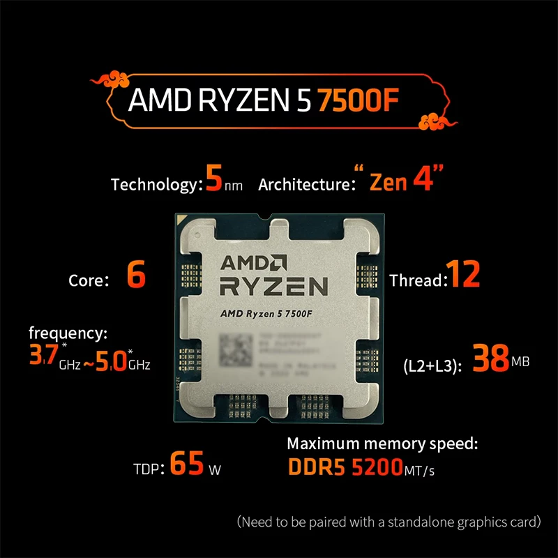معالج ألعاب AMD Ryzen 5 7500F  - مراجعة Pc Gaming Ryzen 5 وسعره