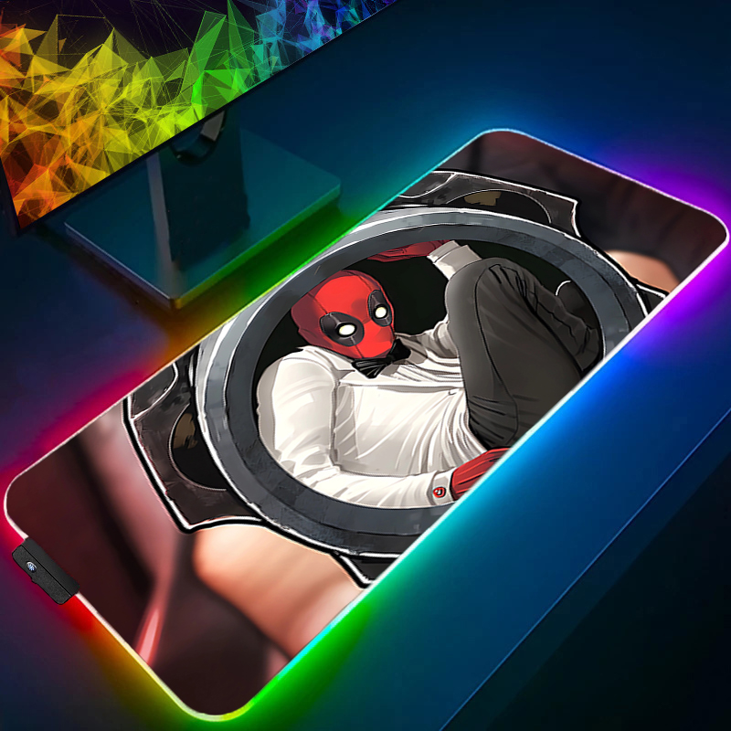 لوحة ماوس LED للألعاب بإضاءة خ - مراجعة Rgb Mousepad وسعره