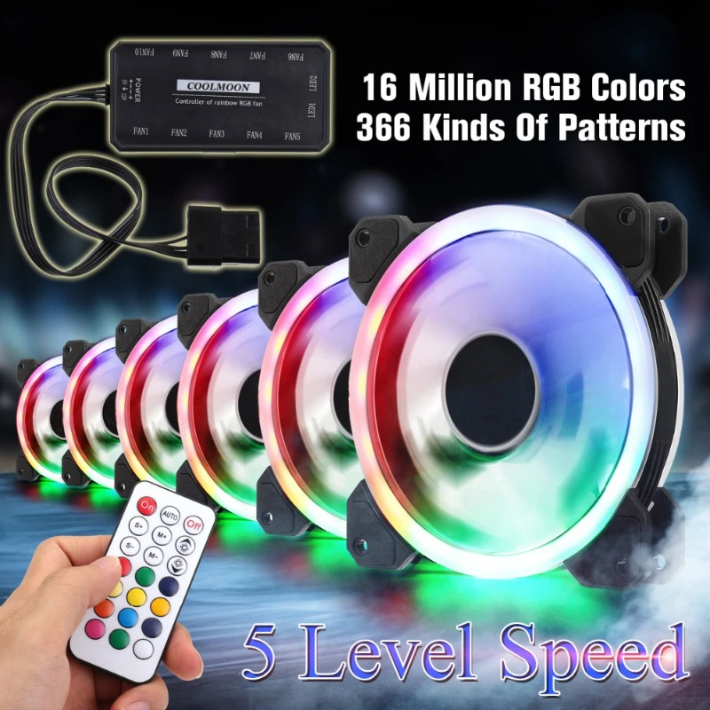 مروحة تبريد كمبيوتر RGB هادئة  - مراجعة Pc Gaming Desk وسعره