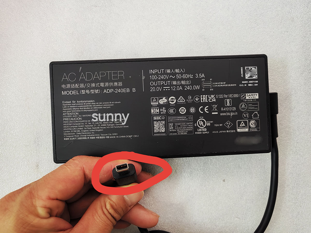 OEM ADP-240EB B 0A001-00971300 - مراجعة Pc Gaming Asus وسعره