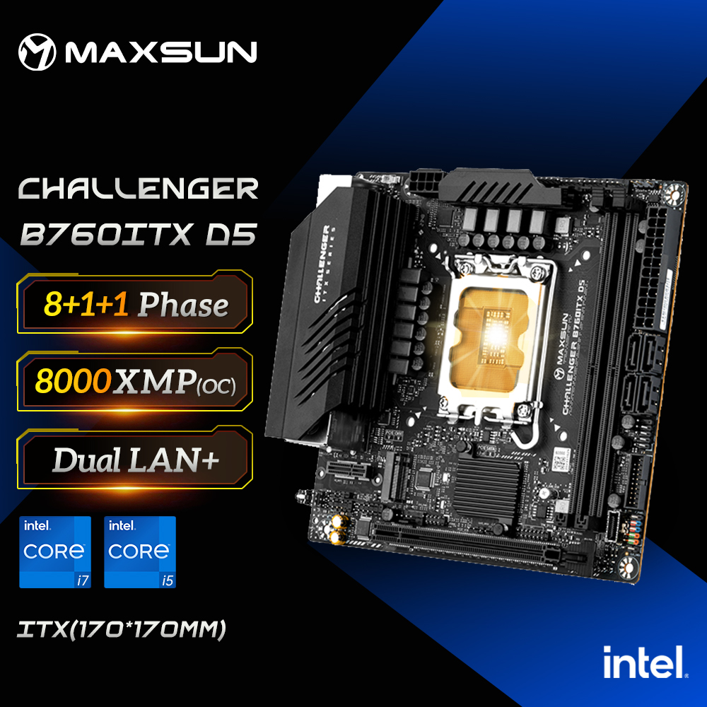 اللوحة الأم للعبة MAXSUN B760I - مراجعة Pc Gaming I7 14Th Gen وسعره