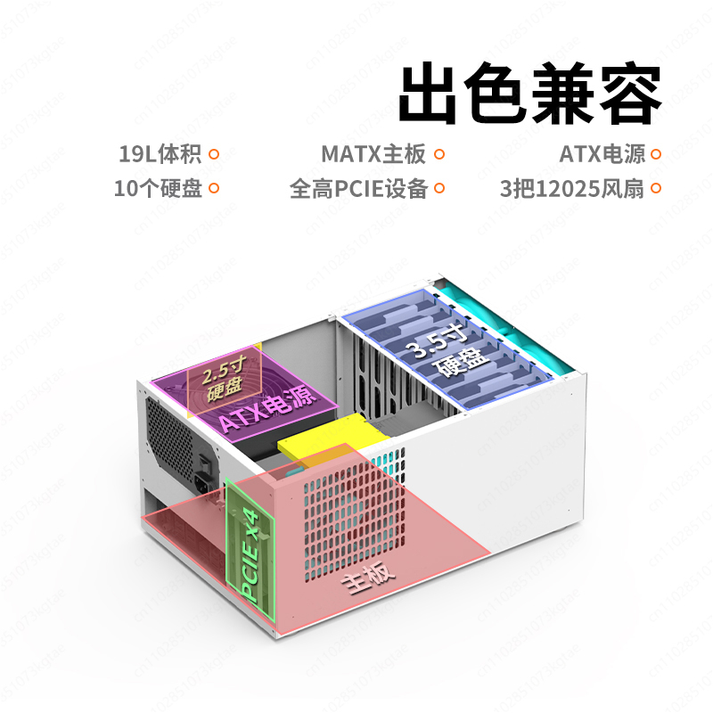 B8 هيكل NAS ذو 8 أوضاع ATX مزو - مراجعة Atx Power Supply وسعره