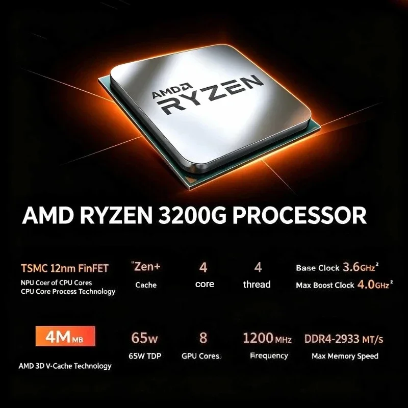 معالج AMD Ryzen 3 3200G AM4 لل - مراجعة Pc Gaming Entry وسعره