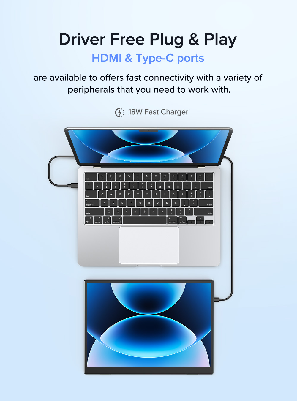 شاشة UPERFECT Touch المحمولة م - مراجعة Pc Gaming Y60 وسعره