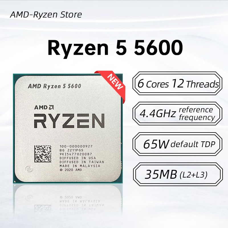 معالج Ryzen 5 5600 سداسي النوا - مراجعة Pc Gaming Ryzen 5 وسعره