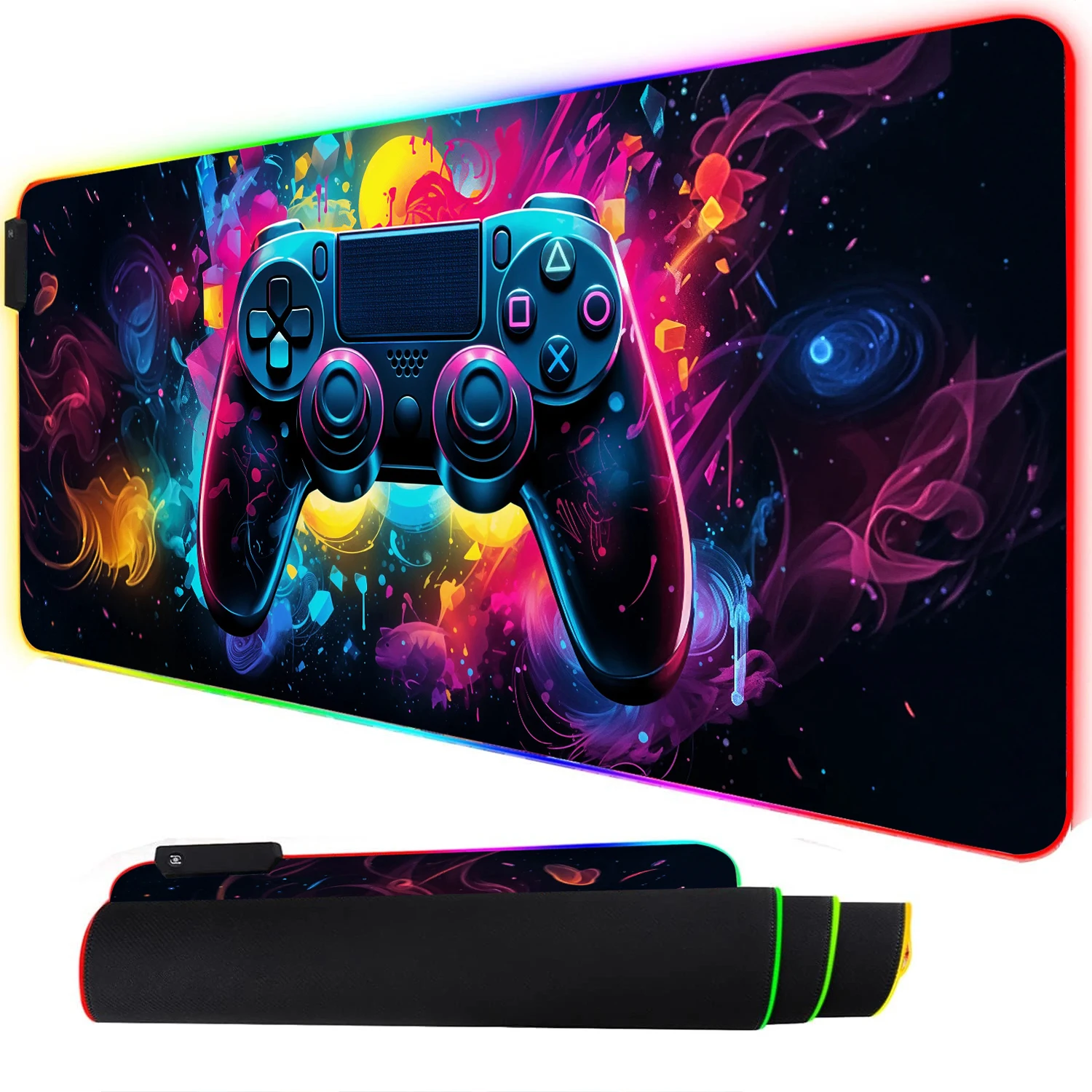 RGB النيون الألعاب تحكم الفن م - مراجعة Rgb Mousepad وسعره