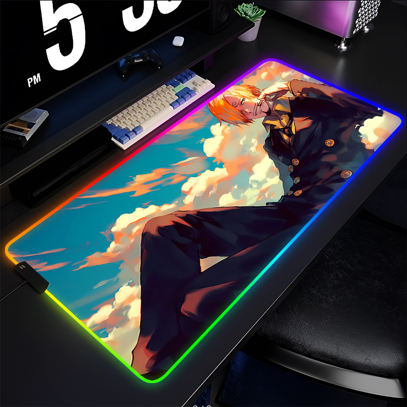 لوحة ماوس RGB بتصميم أنمي من و - مراجعة Rgb Mousepad وسعره