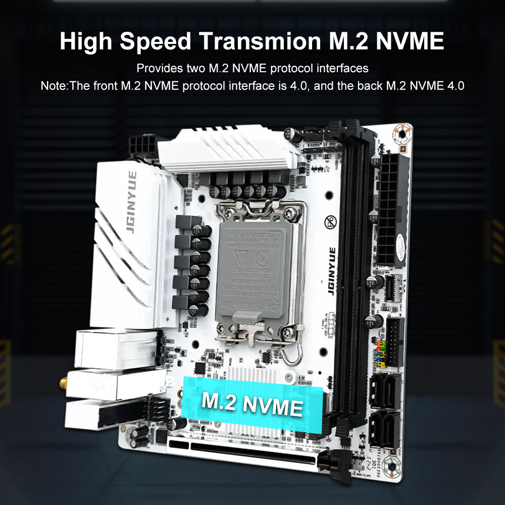 لوحة أم JGINYUE B760 تدعم معال - مراجعة Pc Gaming News وسعره